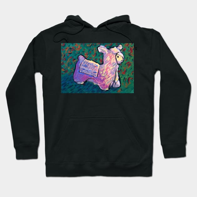 What if Vincent painted a lama Hoodie by carrot4all